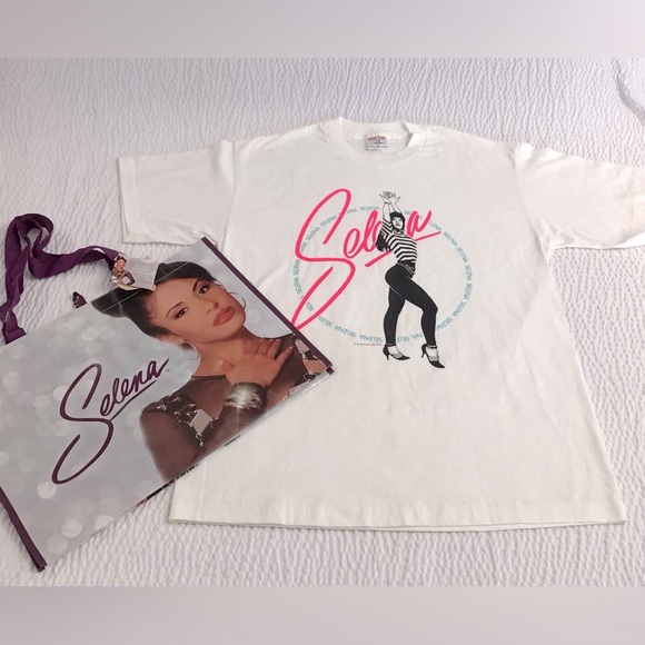 Vintage Other - Vintage 1995 Single Stitch Selena Quintanilla T-Shirt & Reusable Shopping Bag
